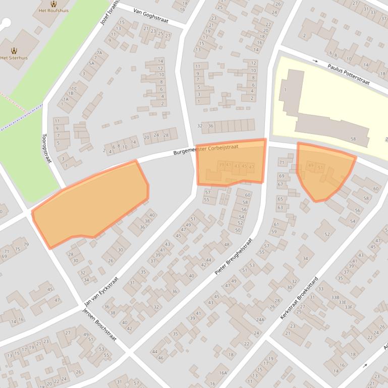 Kaart van postcodegebied 6137XR.