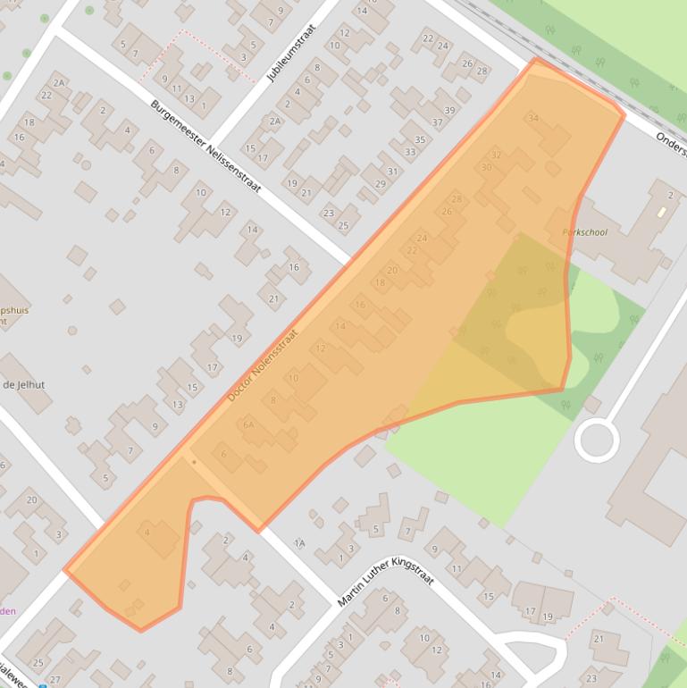 Kaart van postcodegebied 6141AE.