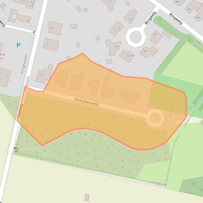 Kaart van postcodegebied 6141CH.