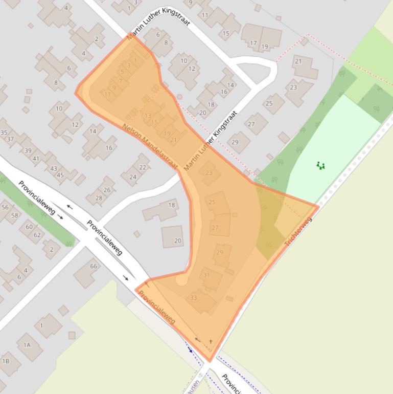 Kaart van postcodegebied 6141DC.