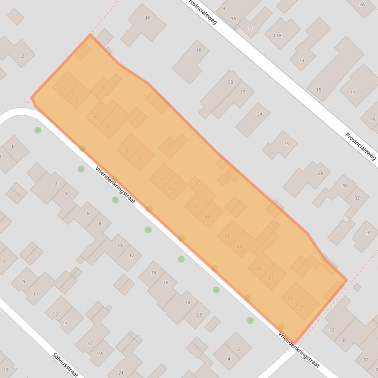 Kaart van postcodegebied 6141LG.