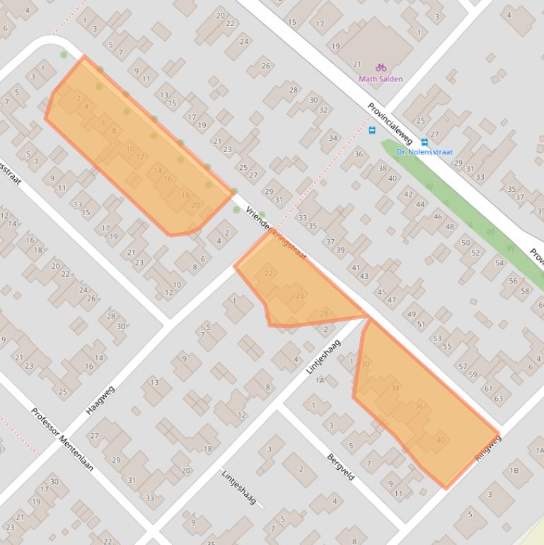 Kaart van postcodegebied 6141LJ.