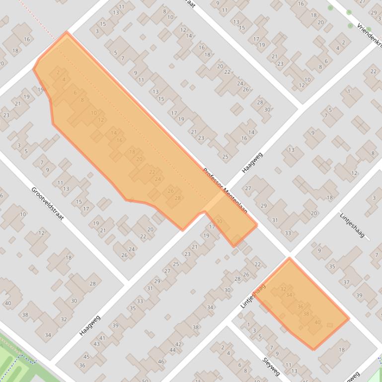 Kaart van postcodegebied 6141LR.
