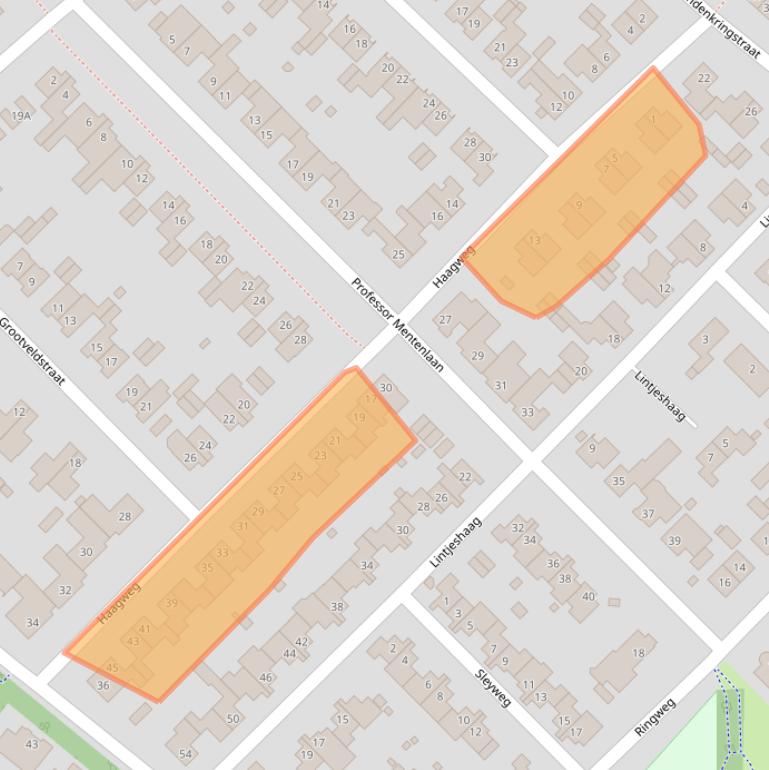 Kaart van postcodegebied 6141LW.