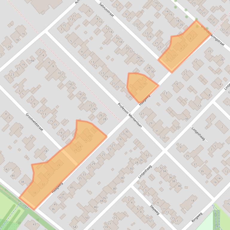 Kaart van postcodegebied 6141LX.