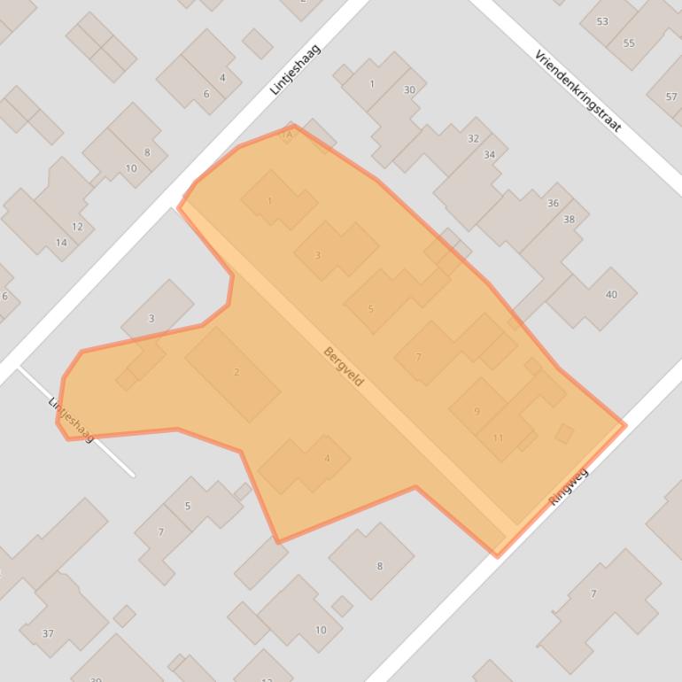 Kaart van postcodegebied 6141MA.