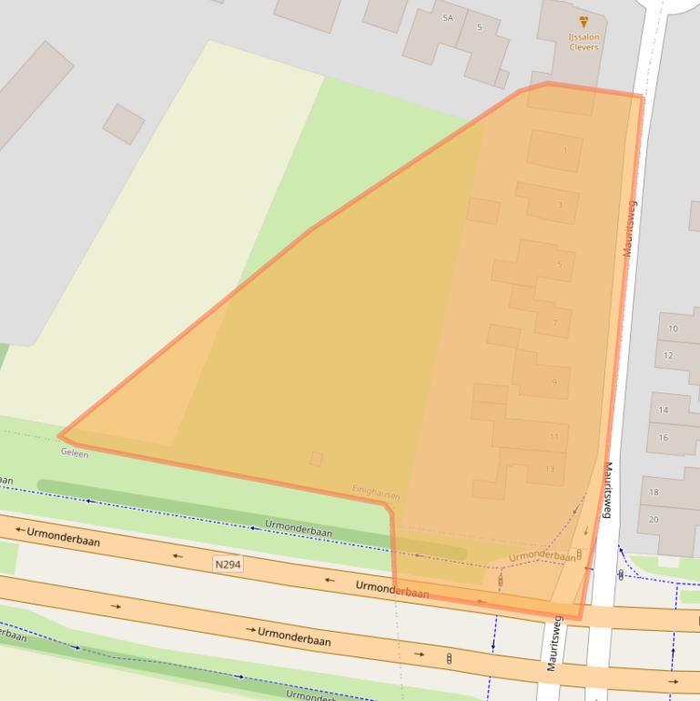 Kaart van postcodegebied 6142AE.