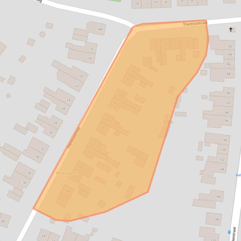 Kaart van postcodegebied 6142AG.