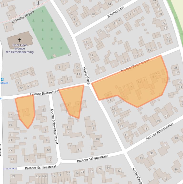 Kaart van postcodegebied 6142BK.