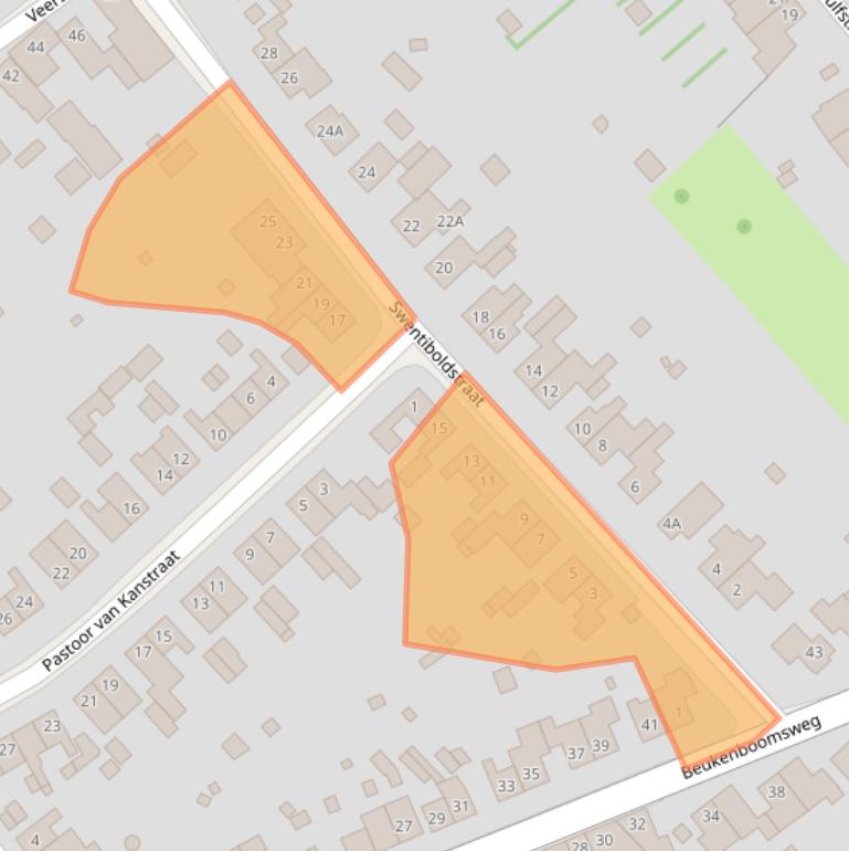 Kaart van postcodegebied 6143AE.