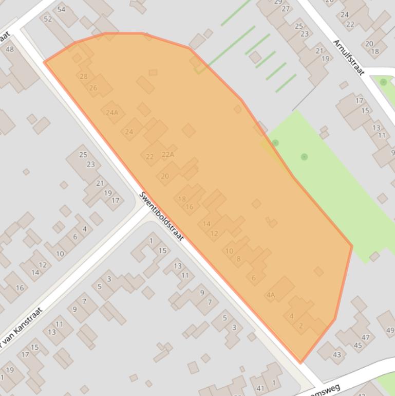 Kaart van postcodegebied 6143AG.