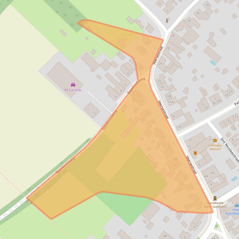 Kaart van postcodegebied 6143AL.