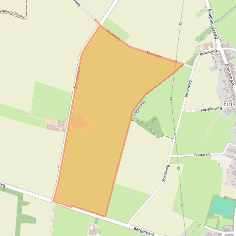 Kaart van postcodegebied 6143AW.