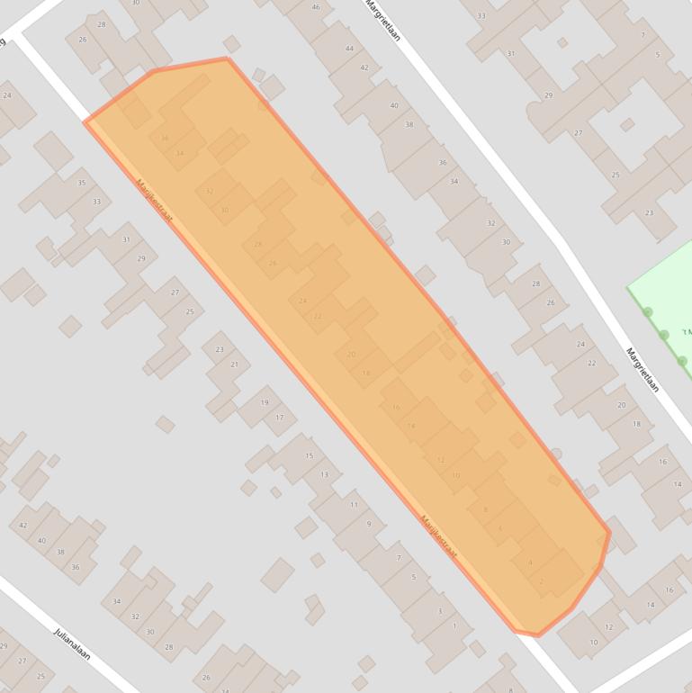 Kaart van postcodegebied 6151AL.