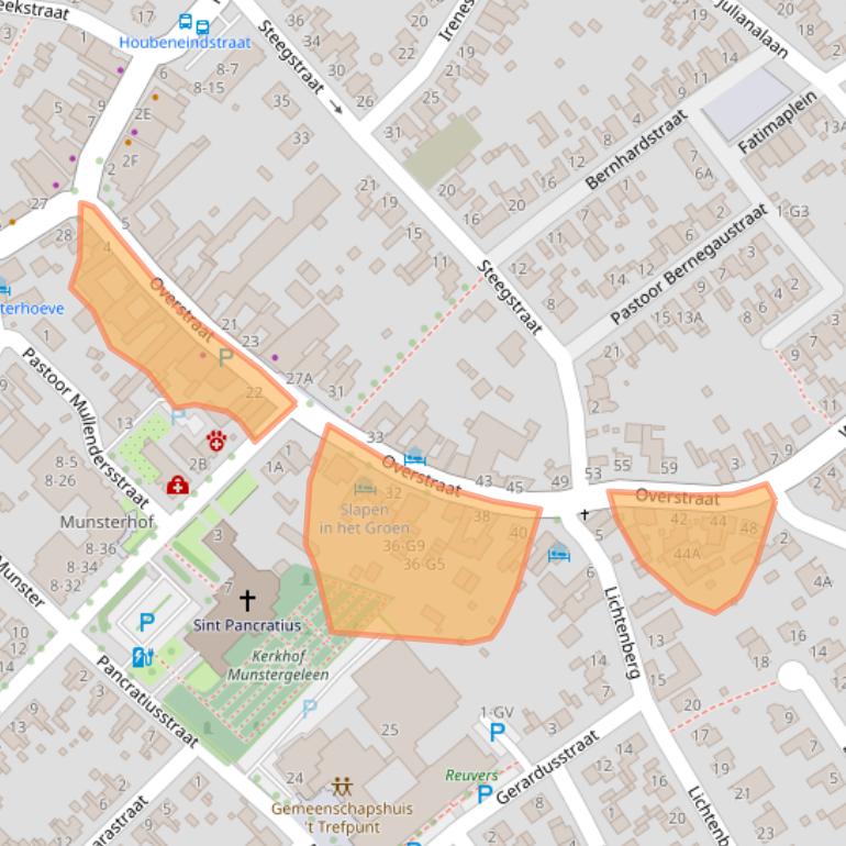 Kaart van postcodegebied 6151CN.