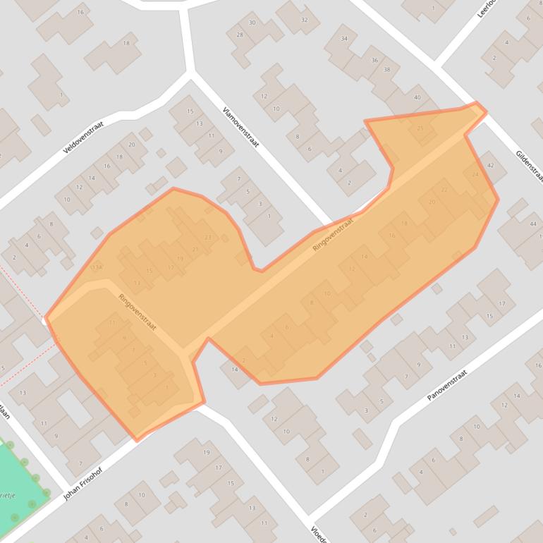 Kaart van postcodegebied 6151DV.