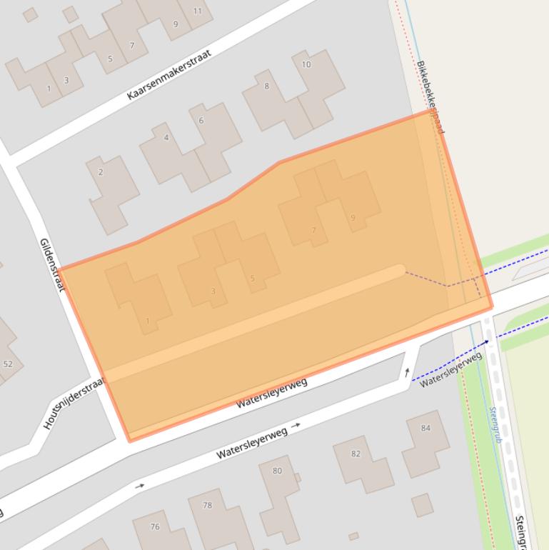 Kaart van postcodegebied 6151DX.