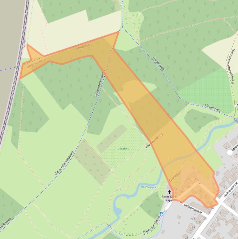 Kaart van postcodegebied 6151ET.