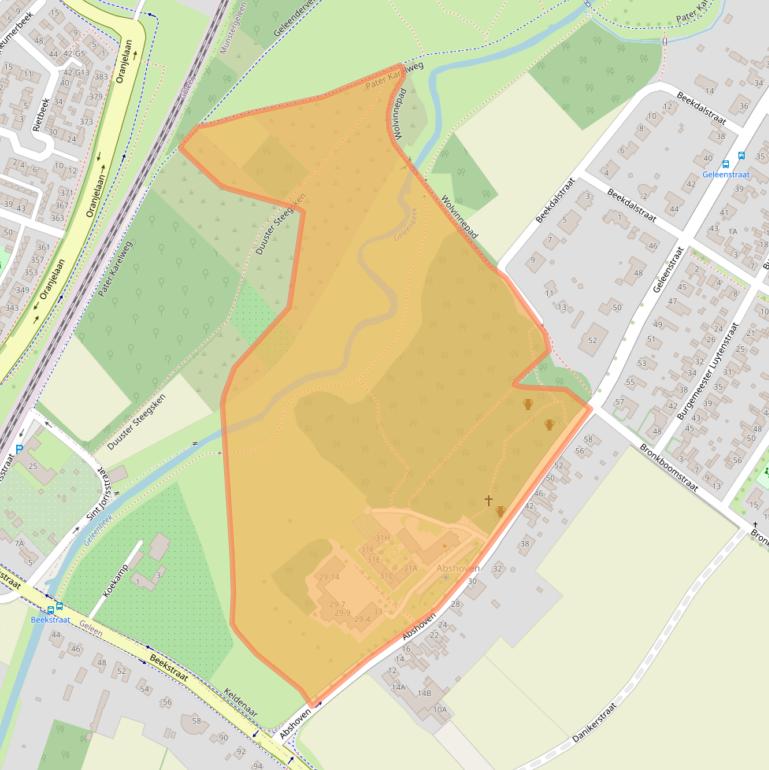 Kaart van postcodegebied 6151GC.