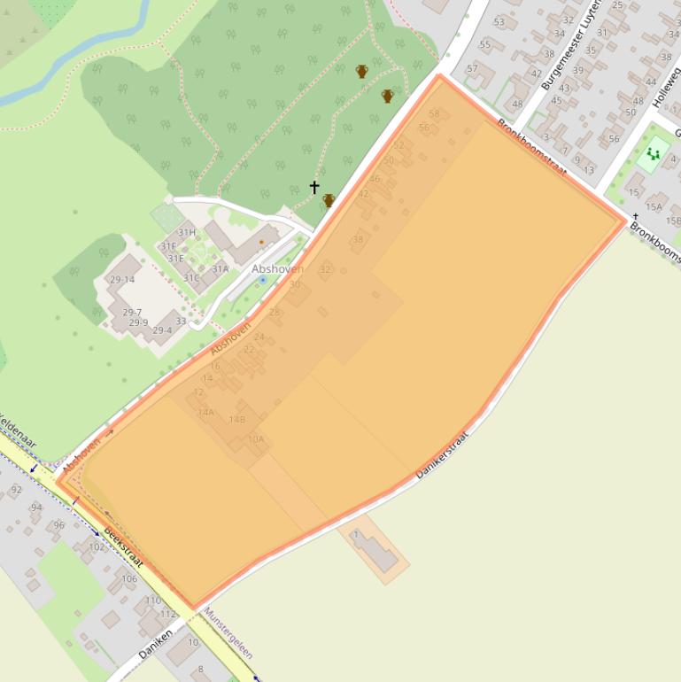 Kaart van postcodegebied 6151GD.