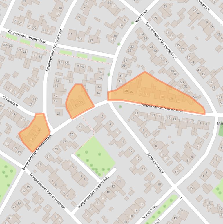 Kaart van postcodegebied 6151GP.