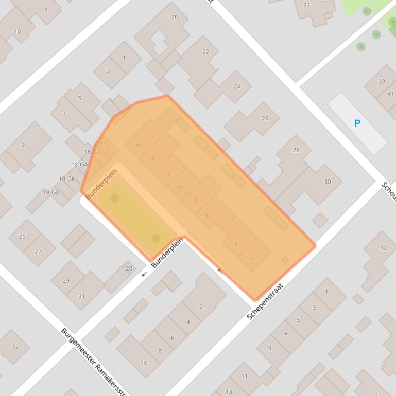 Kaart van postcodegebied 6151HB.