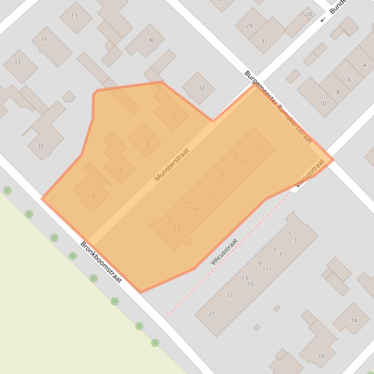 Kaart van postcodegebied 6151HD.