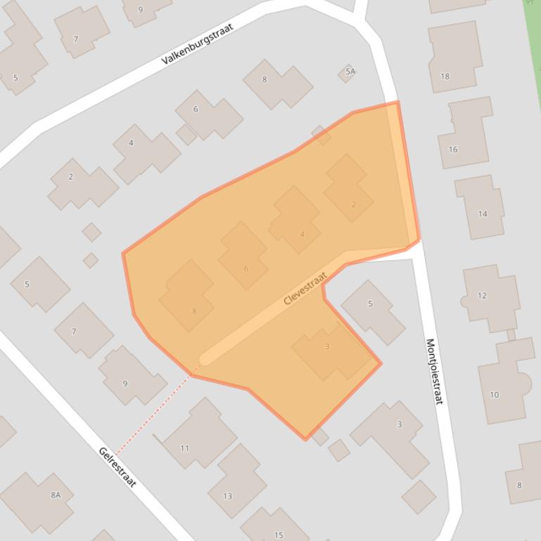 Kaart van postcodegebied 6151JB.