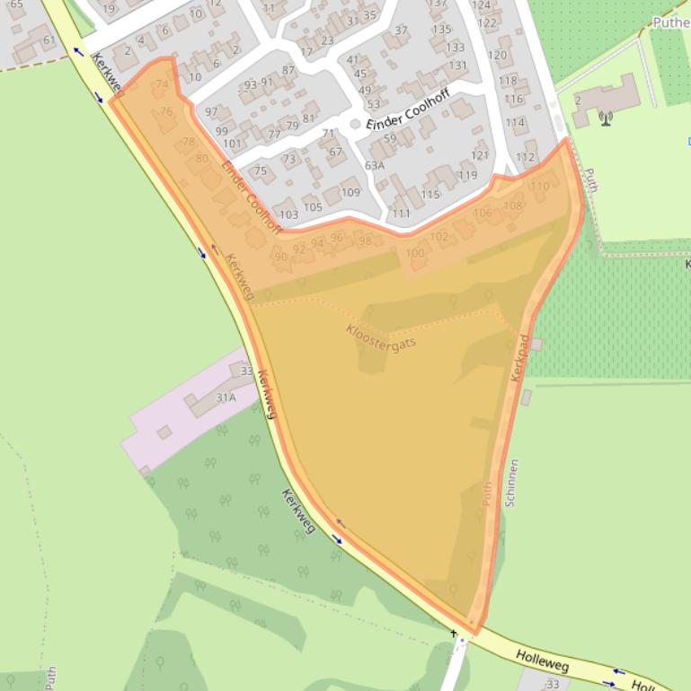 Kaart van postcodegebied 6155JB.