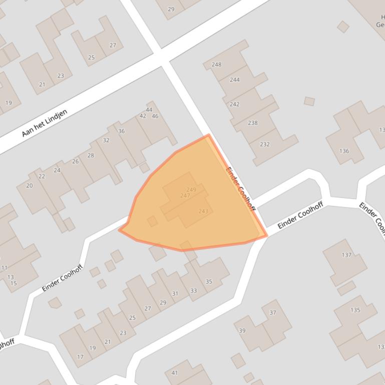 Kaart van postcodegebied 6155JJ.