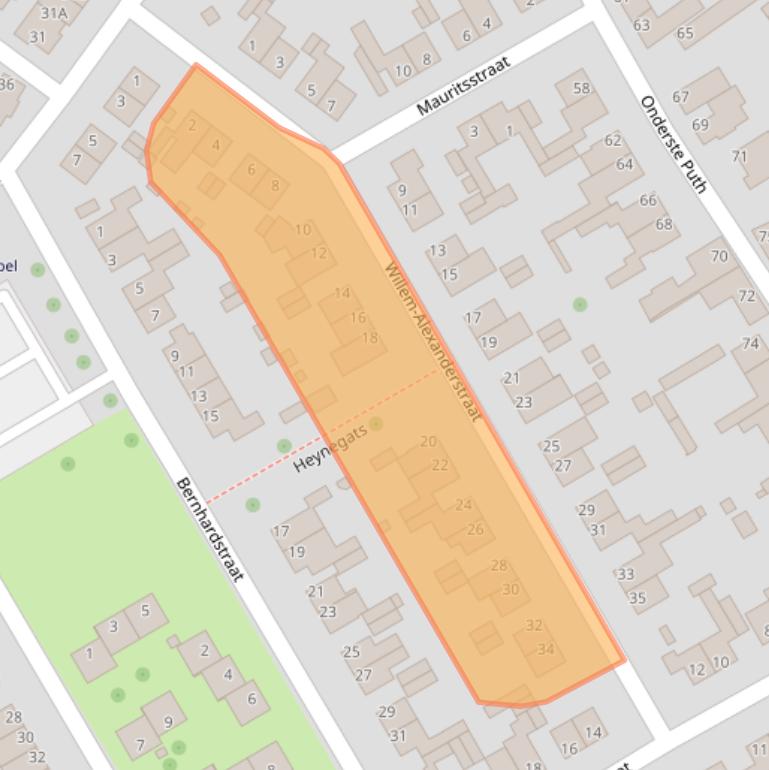 Kaart van postcodegebied 6155LL.