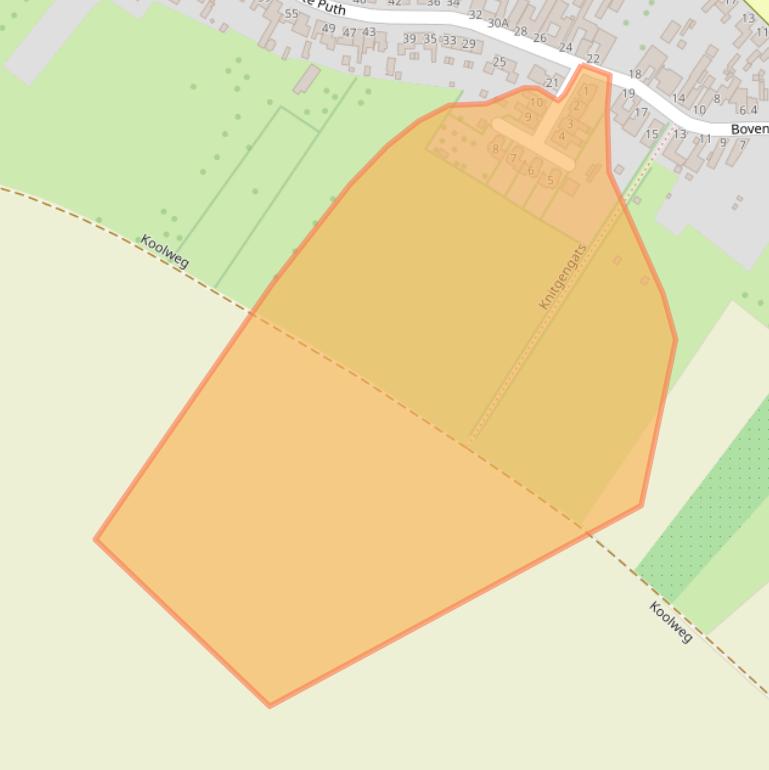 Kaart van postcodegebied 6155NN.