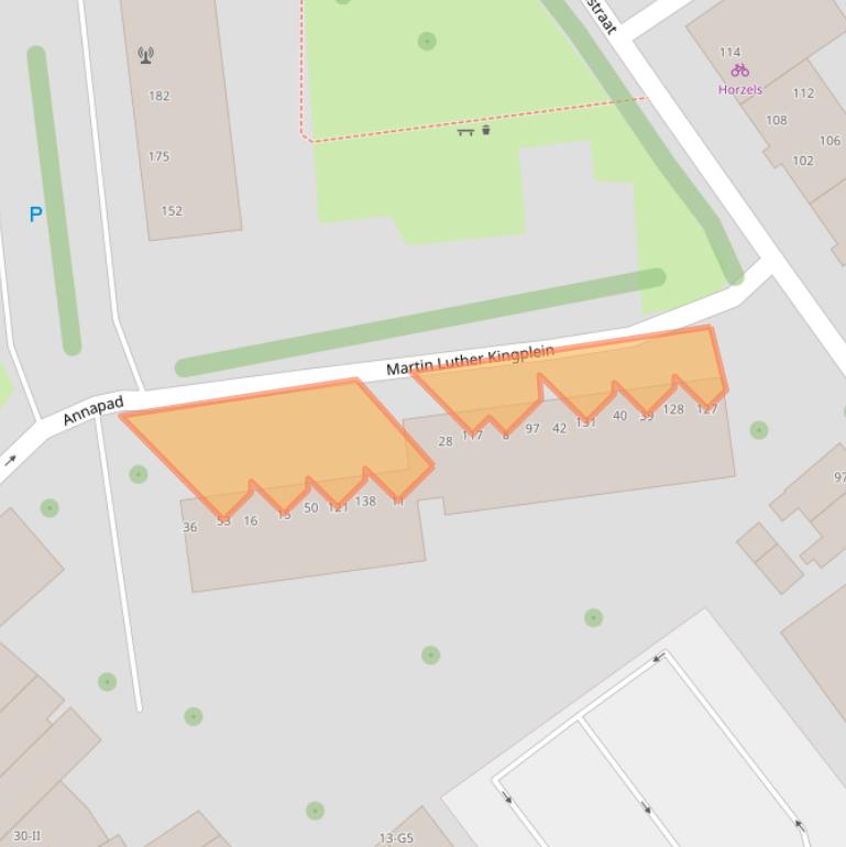 Kaart van postcodegebied 6161HC.