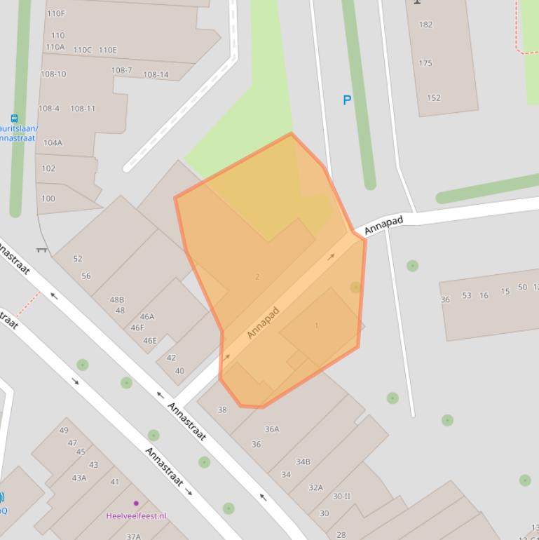 Kaart van postcodegebied 6161HL.