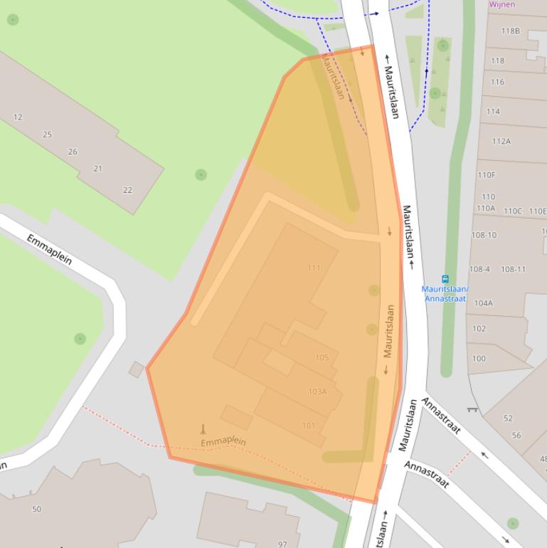 Kaart van postcodegebied 6161HT.