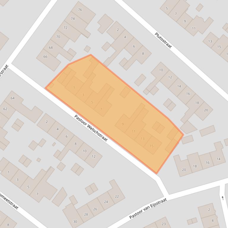 Kaart van postcodegebied 6161VS.