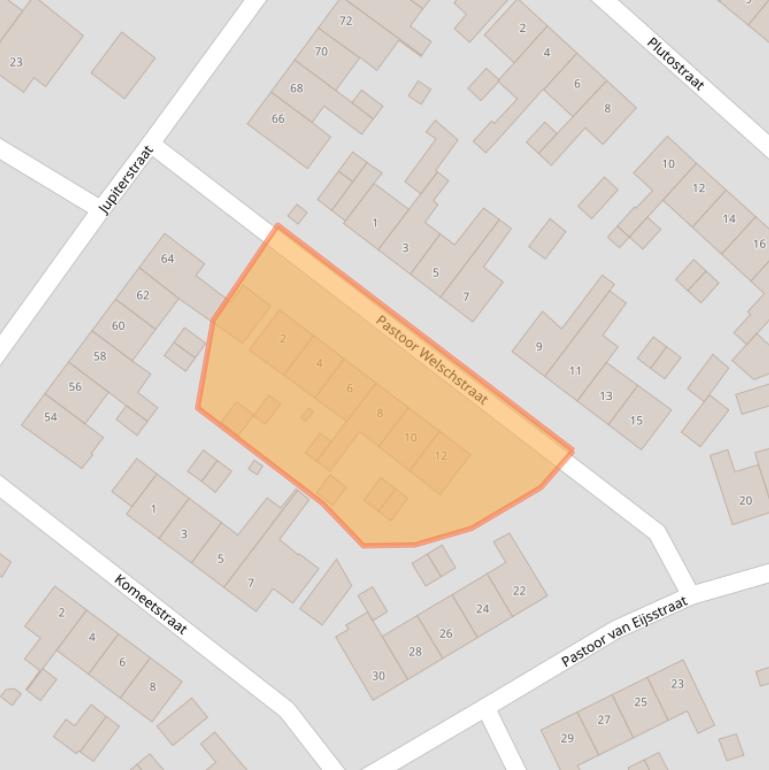 Kaart van postcodegebied 6161VT.