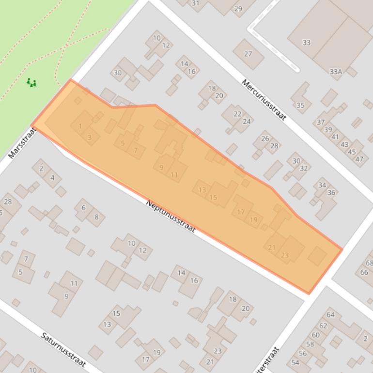 Kaart van postcodegebied 6161XM.