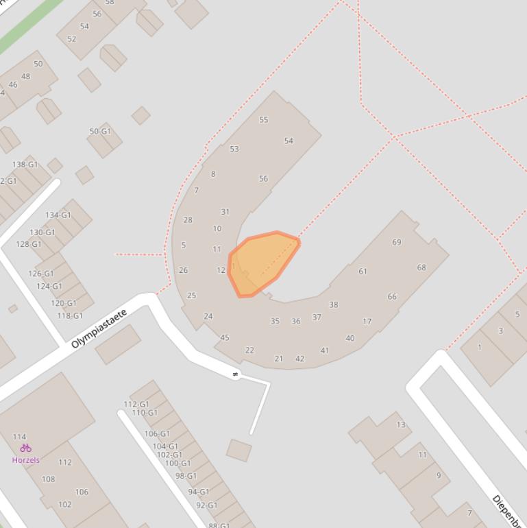 Kaart van postcodegebied 6162ED.