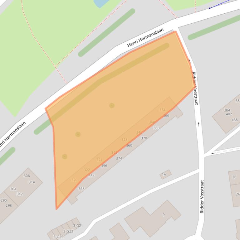 Kaart van postcodegebied 6162GN.