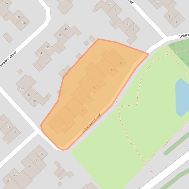 Kaart van postcodegebied 6162JL.