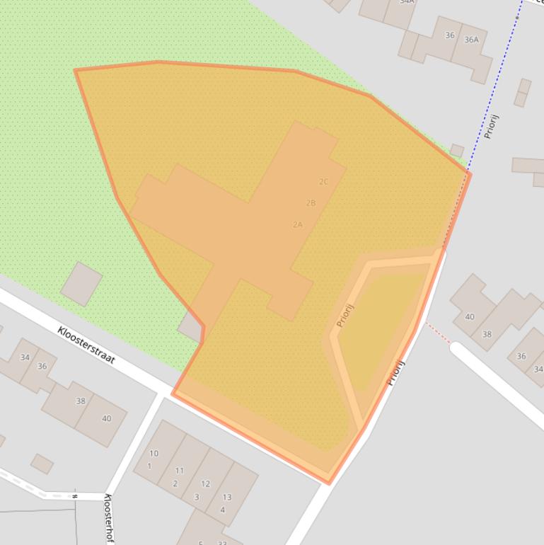 Kaart van postcodegebied 6162XD.