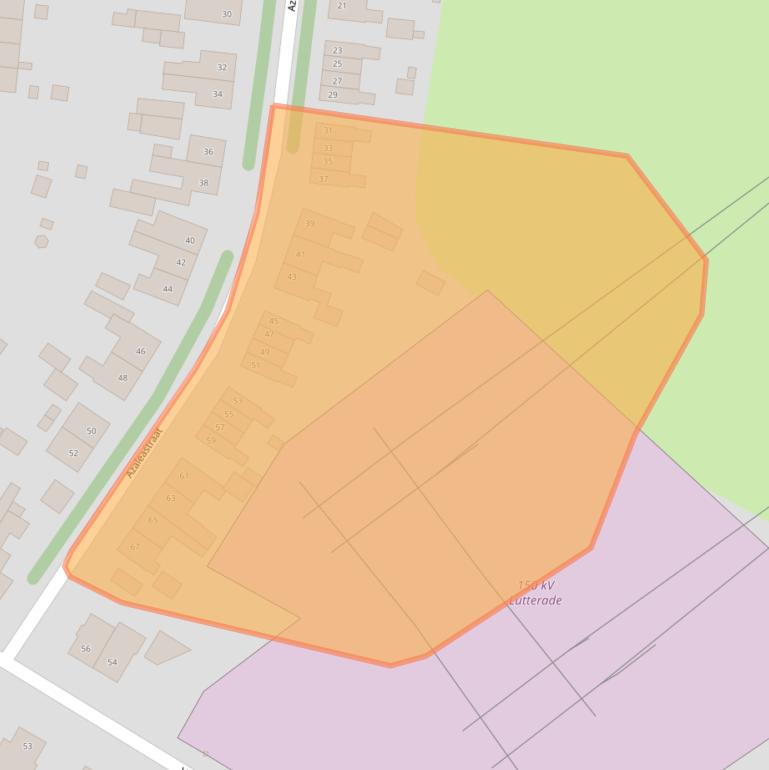 Kaart van postcodegebied 6163CB.