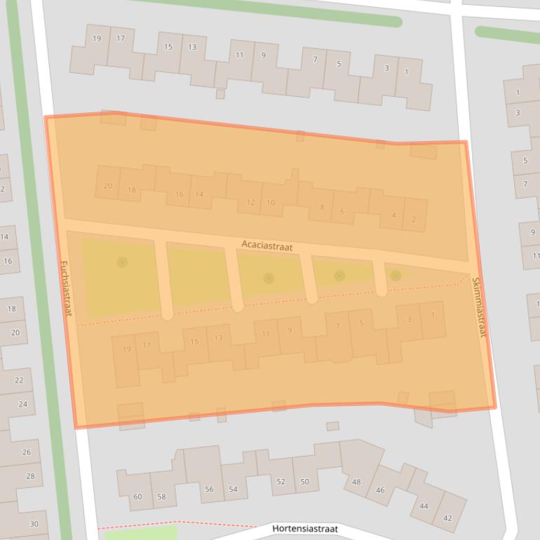 Kaart van postcodegebied 6163MG.