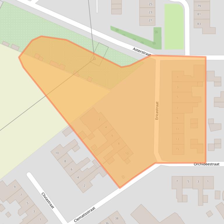 Kaart van postcodegebied 6163TT.