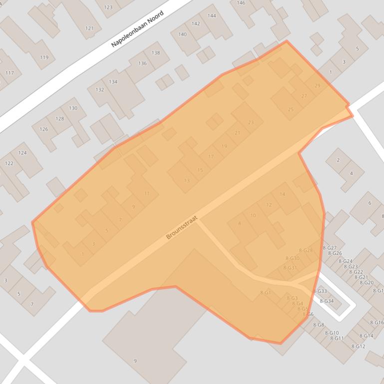 Kaart van postcodegebied 6163VT.