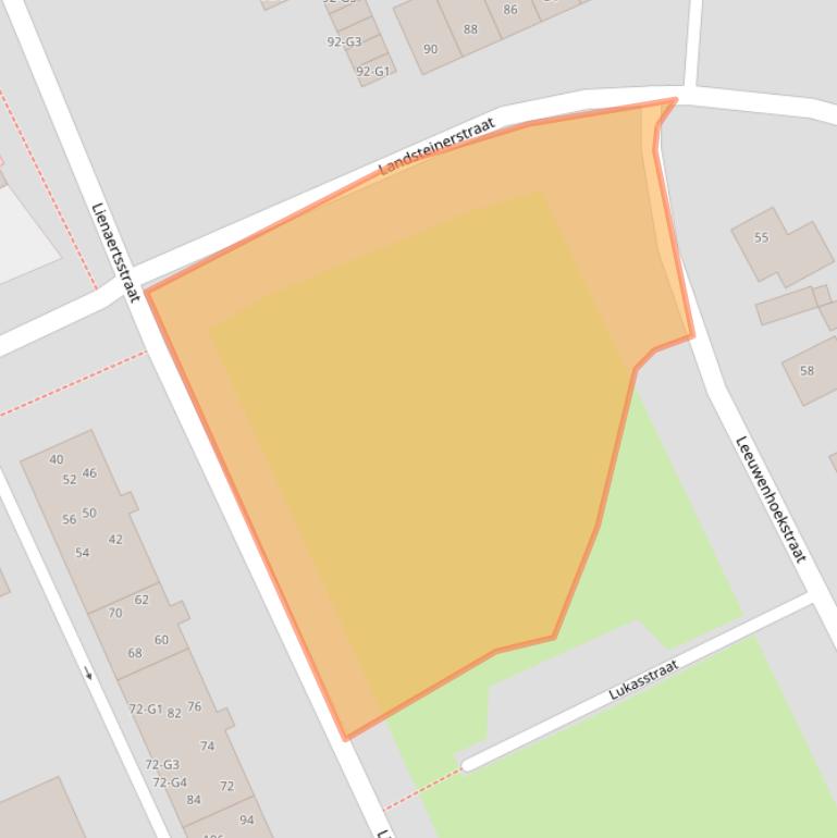 Kaart van postcodegebied 6164XG.