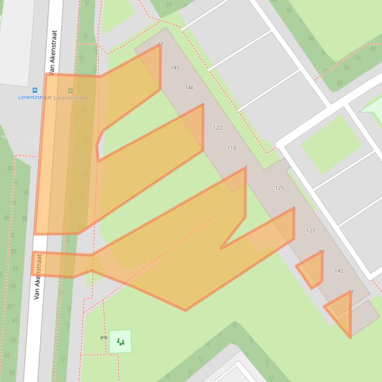 Kaart van postcodegebied 6164XP.