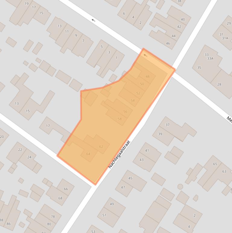 Kaart van postcodegebied 6165BM.