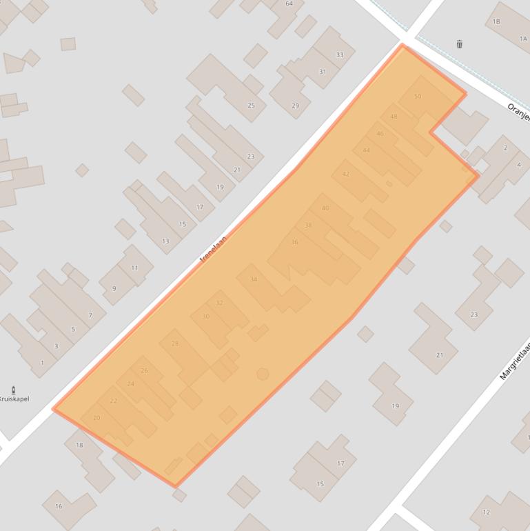 Kaart van postcodegebied 6165CP.